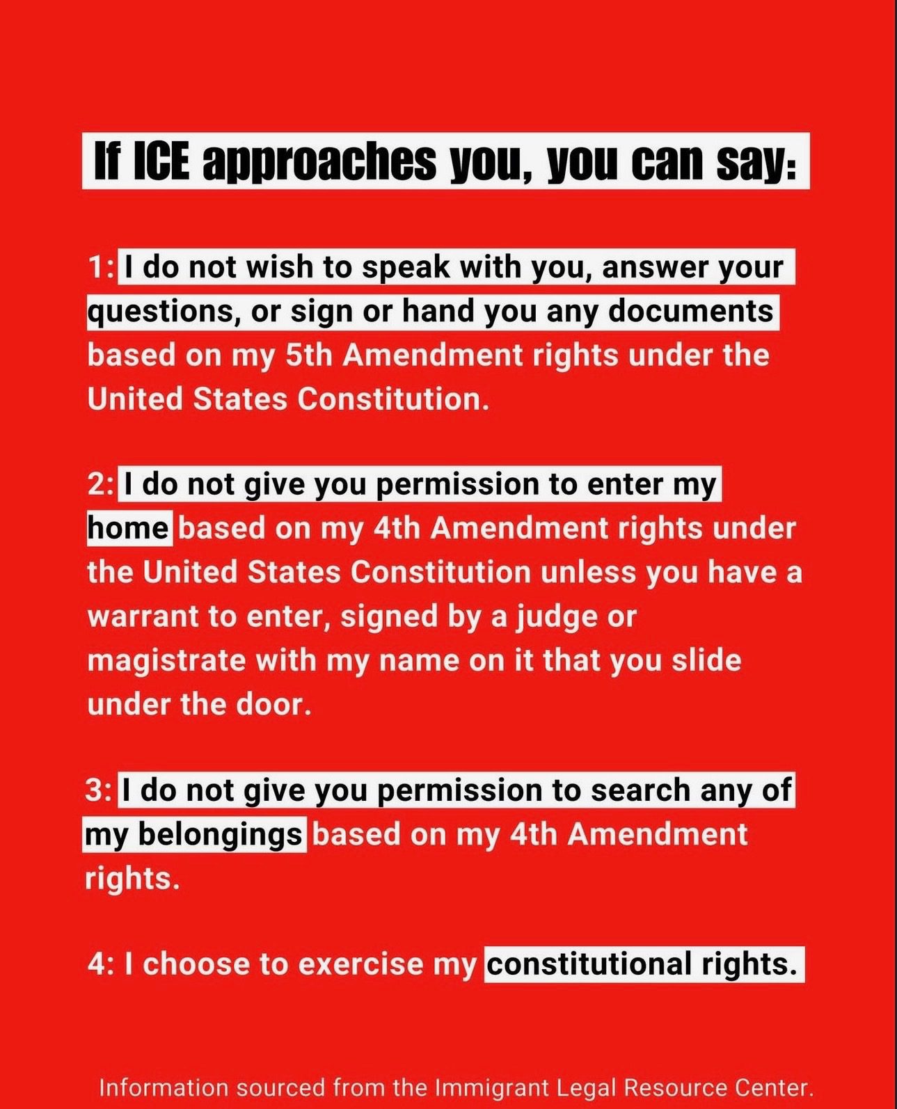 If ICE Approaches You: Rights Guide